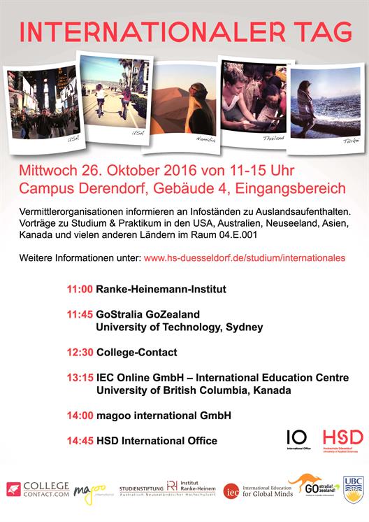 Internationaler Tag 2016 Plakat